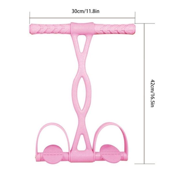 

high fitness elastic sit up pull rope abdominal exerciser home gym sport training equipment pedal ankle puller resistance bands