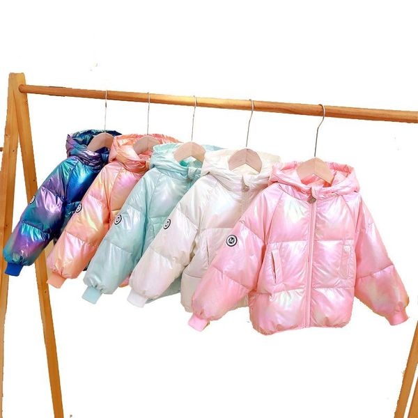 

down coat kids winter children's warm jacket for boys and girls plus padded baby clothing, Blue;gray