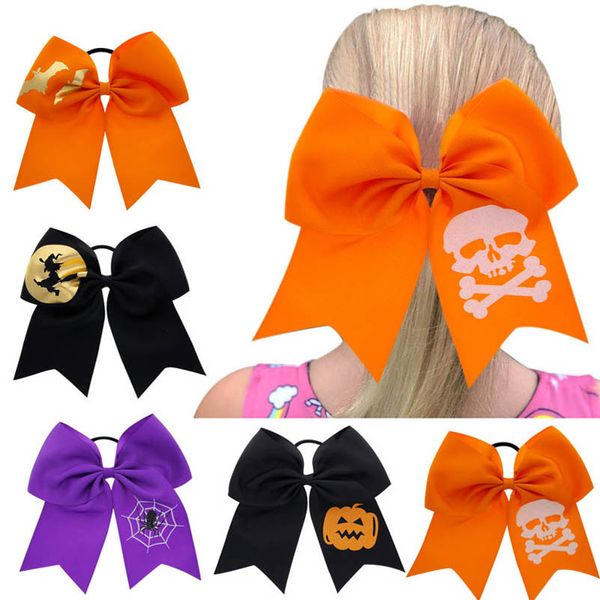 

girls hair accessories tie kids hairbands bands baby scrunchies ribbon childrens halloween bows accessory b8870, Slivery;white