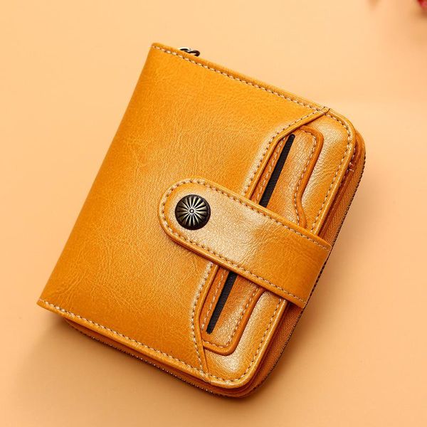 

wallets quenya fashion small women genuine leather wallet red femal card holders zipper coin purse pocket girls ladies, Red;black