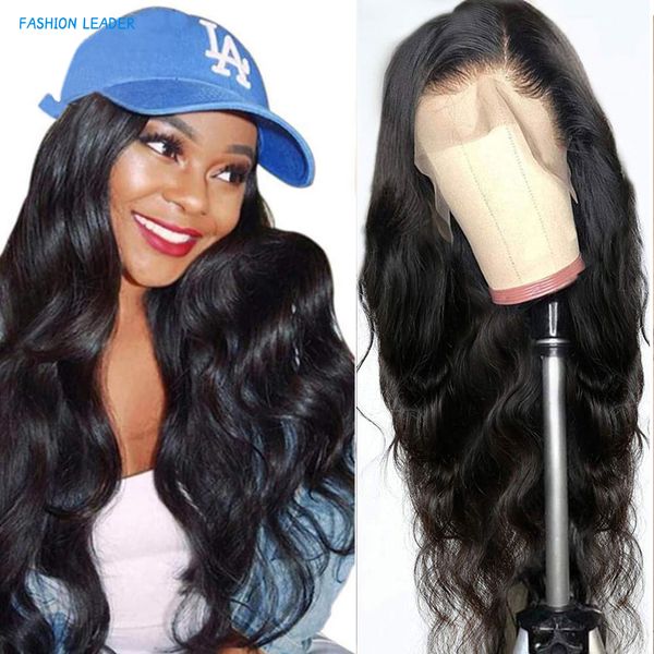 

brazilian body wave lace front human hair wigs 13x4 transparent lace frontal wigs remy hd lace human hair closure wigs for women, Black