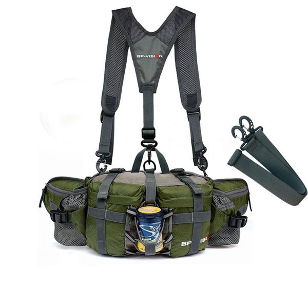 

outdoor bags sports waist bag waterproof hiking cycling climbing bicycle pack fanny with water bottle holder mountainering
