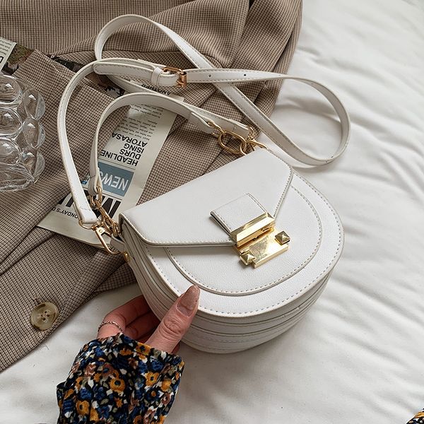 

mini crossbody tote bags for women 2021 luxury semicircle pu leather designer ladies shoulder handbags and purses l003