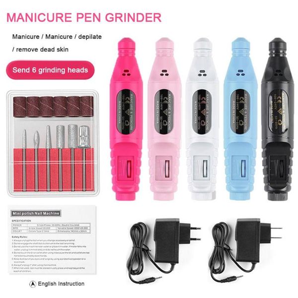 

nail drill & accessories electric file polishing pen bits kit salon pedicure manicure machine