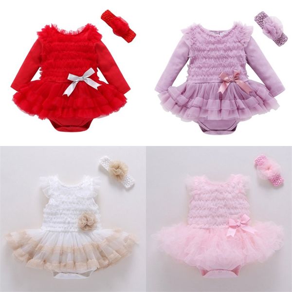 

girls summer 0-1 birthday party net yarn baby infant first year old fluffy dress z1214 80 z2, White