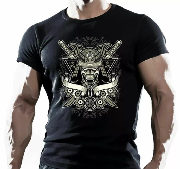 

japan assassin shogun t-shirt martial arts samurai king rising tee, White;black