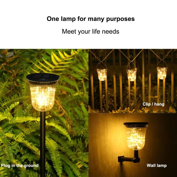 

lawn lamps outdoor lighting led ground garden decorative small tube solar light torch waterproof stake lamp