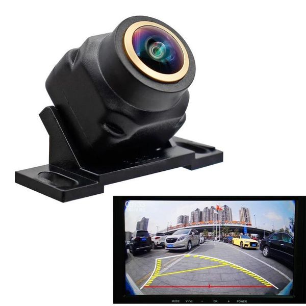 

car rear view cameras& parking sensors night vision fisheye lens vehicle reverse backup dynamic camera gilded universal track hd 1080p uniqu