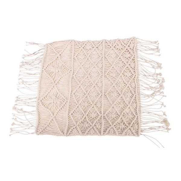 

cushion/decorative pillow cotton thread and rope hand-woven tassel ins bohemian