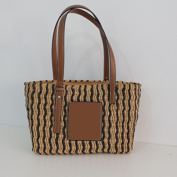 

summer beach bag straw basket large capacity tote designer women 2021 female rattan shoulder hand bags cross body