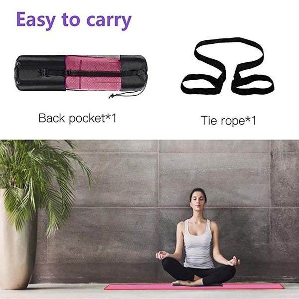

yoga mat fitness non-slip 1042 with extra thick carry bag waterproof sports for esterilla deporte sport mats