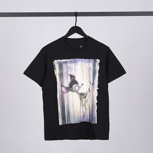 

22ss alien t-shirt mens women casual tees short sleeve hip hop tee punk print letter summer skateboard man paris stamp 02, White;black