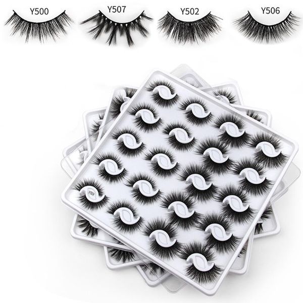 

false eyelashes 3d eyelash long thick dense fake lashes wispy makeup extension tools for party beauty