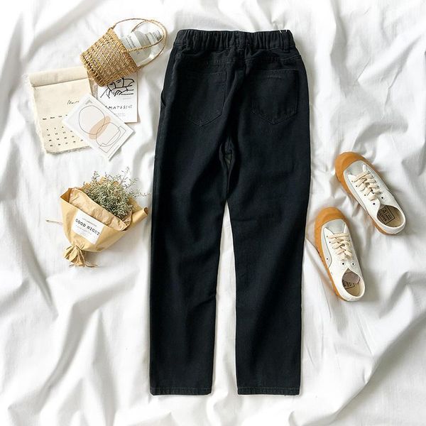 

women's jeans autumn korean style high waist slimming pants women, Blue