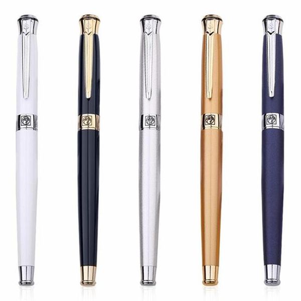 

ballpoint pens picasso 903 classic pimio sweden flower king roller ball pen with gift box multi-color optional for office & school writi, Blue;orange