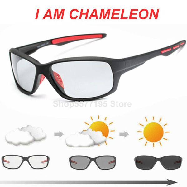 

sunglasses polarized pochromic men driving chameleon glasses male day and night vision driver goggles lentes sol hombre, White;black