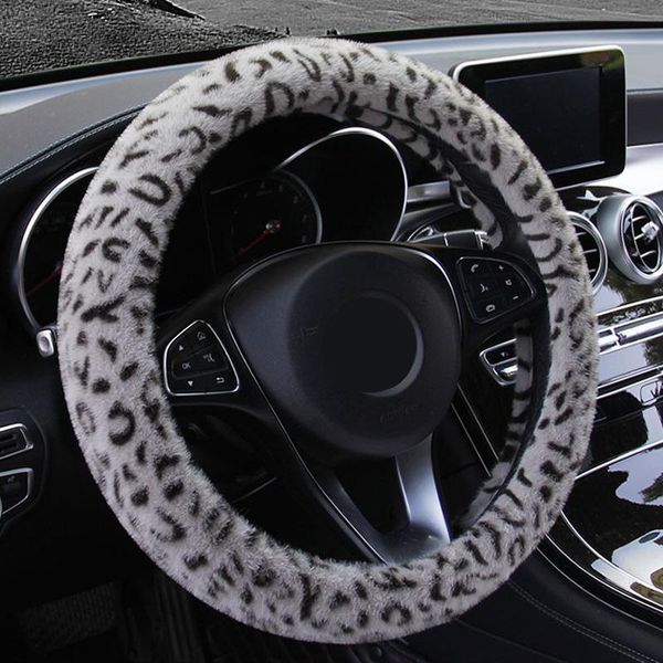 

steering wheel covers winter cover 37-38cm anti-skid autumn protector universal