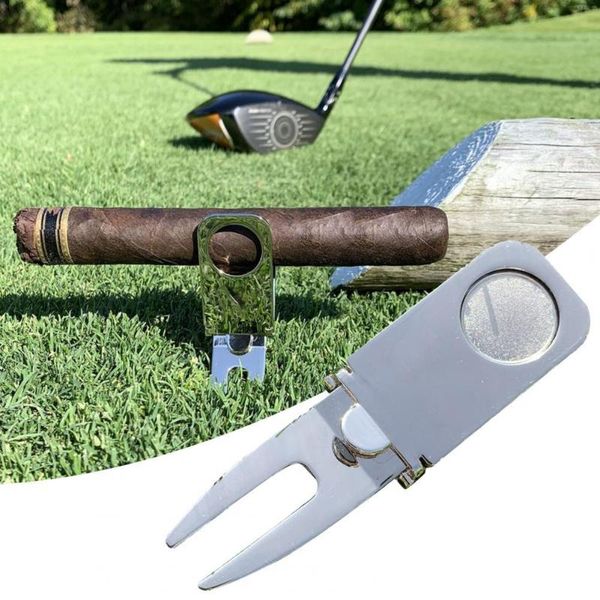 

hooks & rails 1pcs reusable golf cigars holder universal corrosion resistance metal clip with ball marker for golfing accessories
