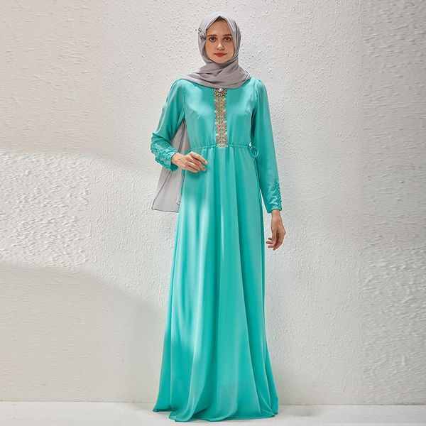 

ethnic clothing middle east large size abaya arab long skirt muslim women ramadan islamic luxury, Red