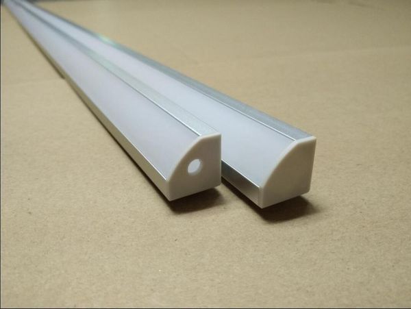 

fedex 90 degree 2.5m/pcs 6000 series led aluminium profile for strips 24pcs/lot,2.5meters/pcs bar lights