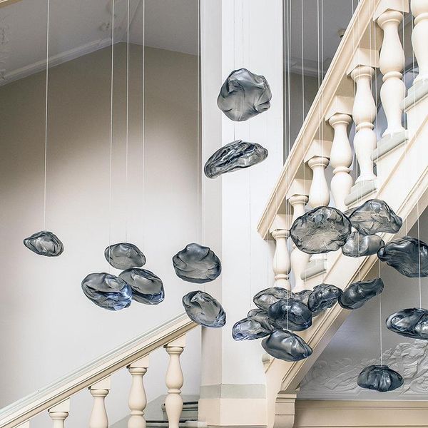 

modern led glass ball hanging lights luminaire suspendu kitchen dining bar fixtures bedroom lamp pendant lamps