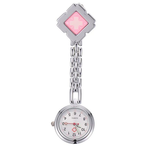 

pocket watches 1pc fashionable watch pretty practical clip, Slivery;golden