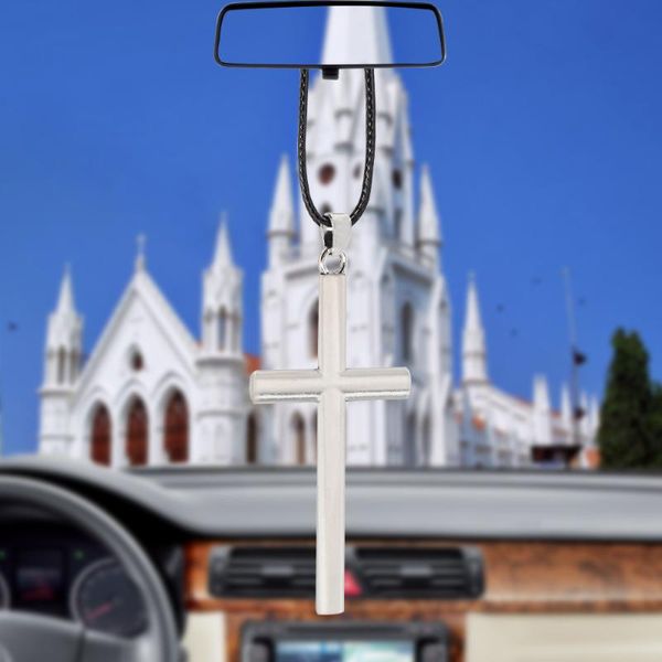 

car creative pendant decoration cross automobiles rearview mirror hanging ornaments auto accessories gifts interior decorations