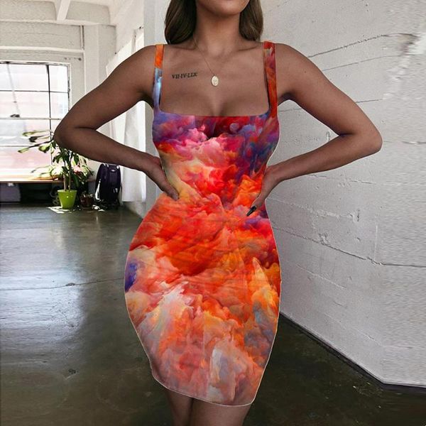 

casual dresses giyu brand flower dress women art bodycon romantic vestido harajuku halter sleeveless womens clothing plus size short, Black;gray