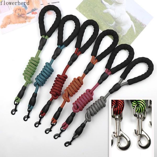 

dog collars & leashes pet supplies traction rope nylon round multicolor medium and large puppy harness accessories