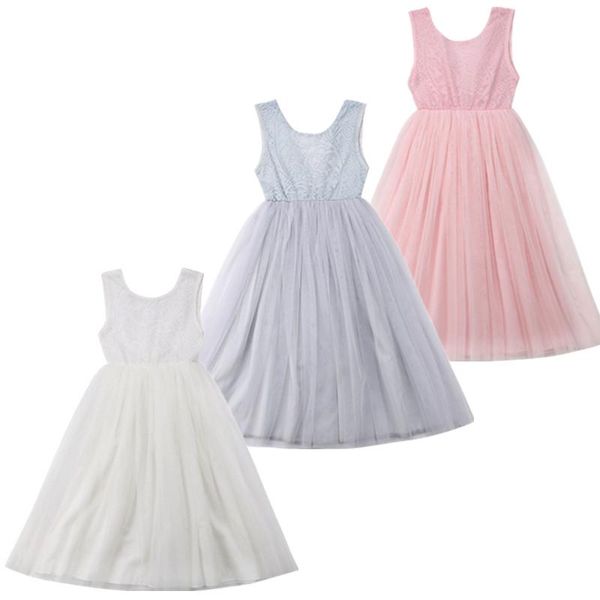 

baby & children's 1-7years kid girl flower dress lace tutu party bridesmaid pageant dresses girl's, Red;yellow