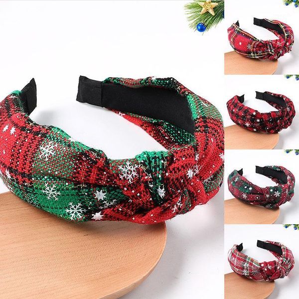 

winter warmer ear knitted headband for women girls trendy elegant christmas fashion hair hoop wide-brimmed headband1