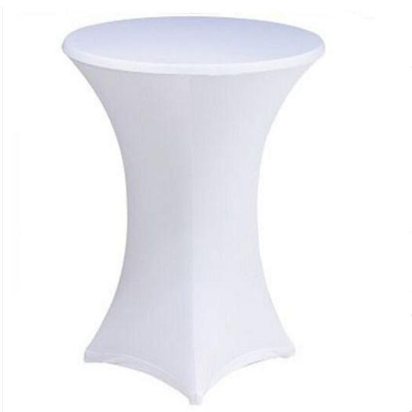 

spandex table cloth lycra 80cm diameter cocktail stretch cover wedding party event