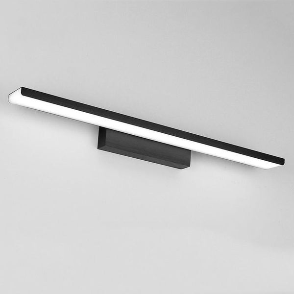 

wall lamps led bathroom lamp acrylic cabinet sconce golden silver black aluminum mirror front light110v 220v 16w 410mm