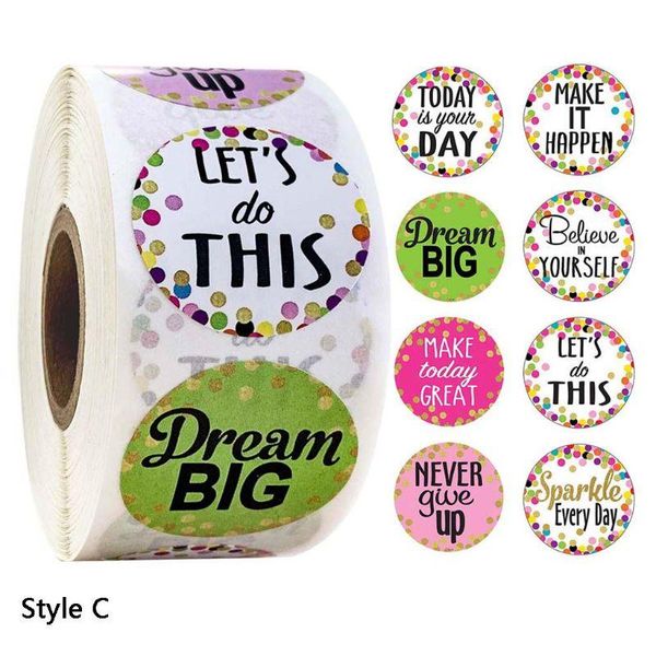 

gift wrap 500pcs/roll toys stickers diary scrapbooking teacher incentive reward sticker k4ua