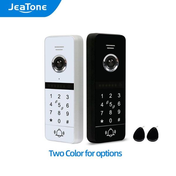 

video door phones jeatone 4-wired 960p full touch sensor doorbell outdoor unit,support password/card unlock ,work with 86s wifi monitor