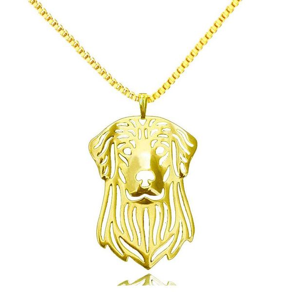 

pendant necklaces gold color animal dog charm tiny handmade for women jewelry supplies wholesale, Silver