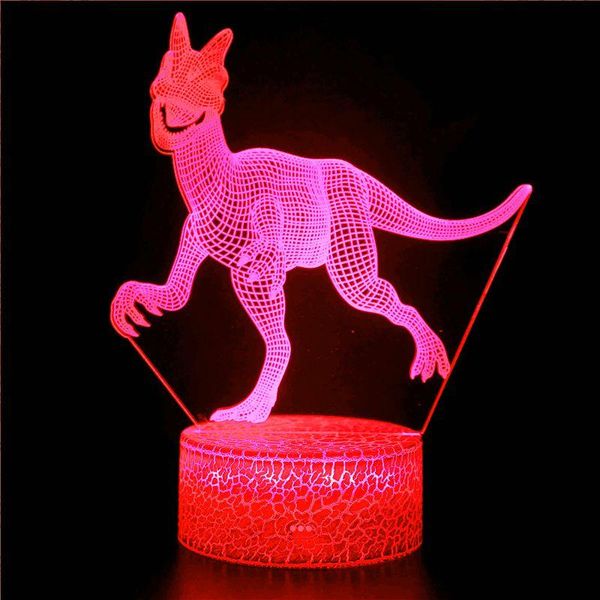 

night lights for dinosaur series 3d led light remote control table lamp toy children's home decoration christmas gift