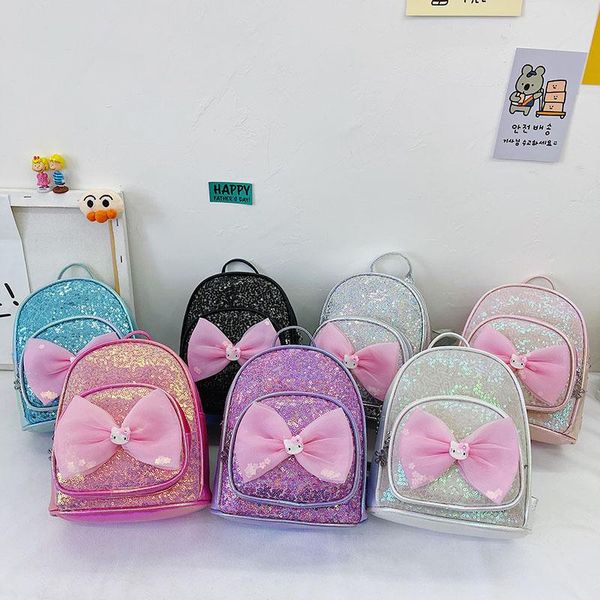 

backpack lovely toddler kids children boys girls bowknot nursery primary schoolbag shoulder bag handbag