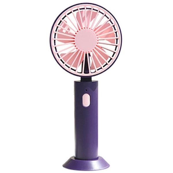 

electric fans portable handhold mini fan 3 speed personal usb rechargeable battery desk table with base for office