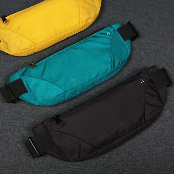 

colorful waist bag waterproof bum bag running jogging belt pouch zip fanny pack sport runner crossbody bags men and women