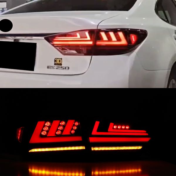 

2pcs tail lamps taillight led dynamic turn signal brake light for lexus es es200 es350 es260 es300h 2013 2014 2015 2016 2017