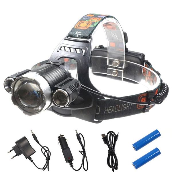

t6+2q5 long-range head lamp outdoor work light fishing headlamps
