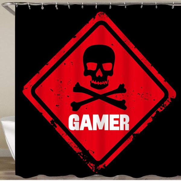 

shower curtain,ghost red skull death,waterproof bath curtains polyester decorative shower curtains art deco for bathroom with 12