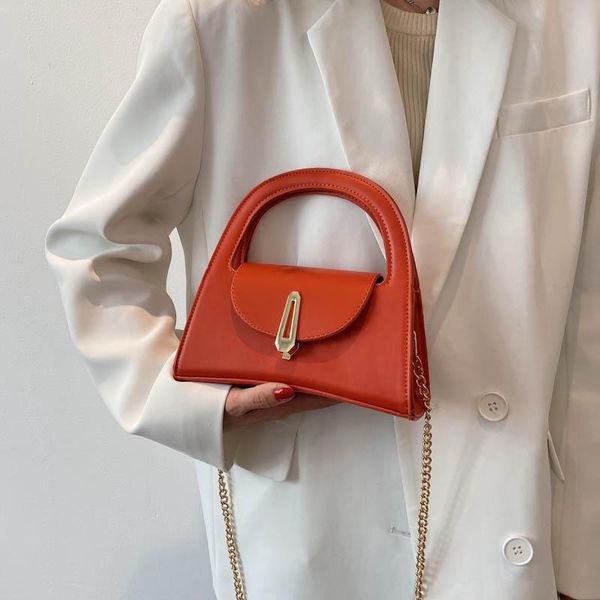 

cross body brand retro women's shoulder bag designer handbag luxury soft leather semicircle hourglass chain crossbody female purses