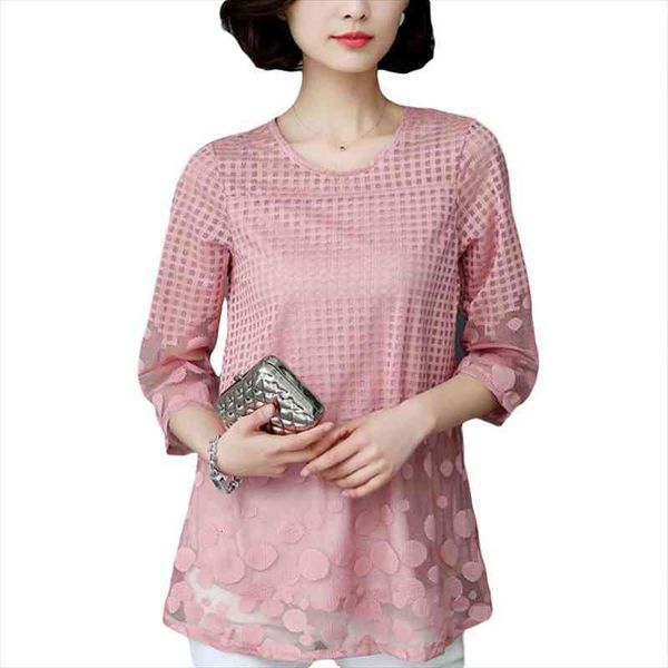 

womens elegant summer and blouses loose chiffon lace blouse plus size vetement femme blusas camisa, White