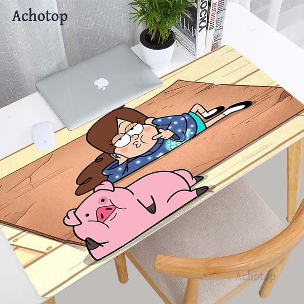 

mouse pads & wrist rests anime gravity fall logo pad pc gamer natural rubber gaming lapmousepad desk mat keyboard computer