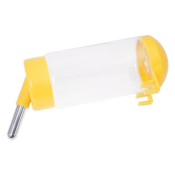 

dog collars & leashes pet puppy gerbil hamster cage water feeder bottle yellow