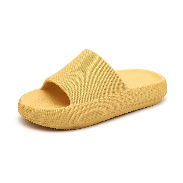 

couple thick-soled slippers online celebrity, Black