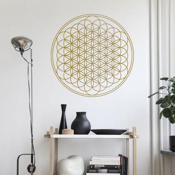 

wall stickers personalized sticker round geometric finely carved personality living background room bedroom removable stic j6f0