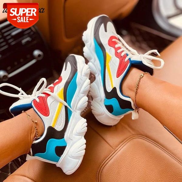

shoes women's platform sneakers lace up casual shoes 2021 fashion flats tenis feminino shoes woman zapatillas mujer vulcanized #sx9l